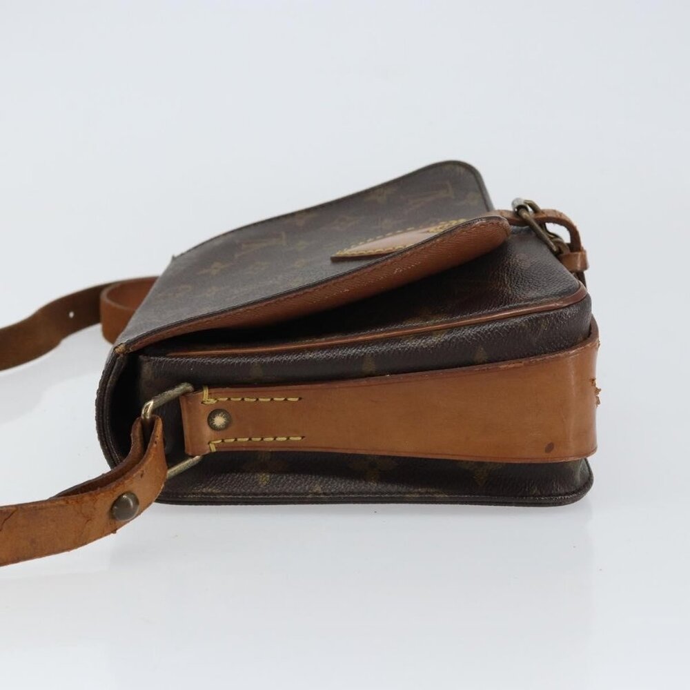 Authentic LOUIS VUITTON Monogram Cartouchiere MM Shoulder Bag M51253 LV - Picture 11 of 16